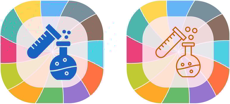 Lab Icon Design vector