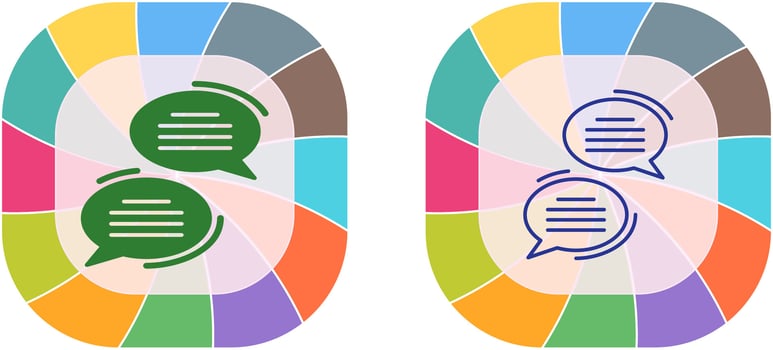 Chat Icon Design vector