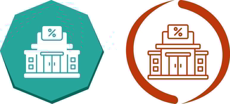 Tax Office Icon Design vector