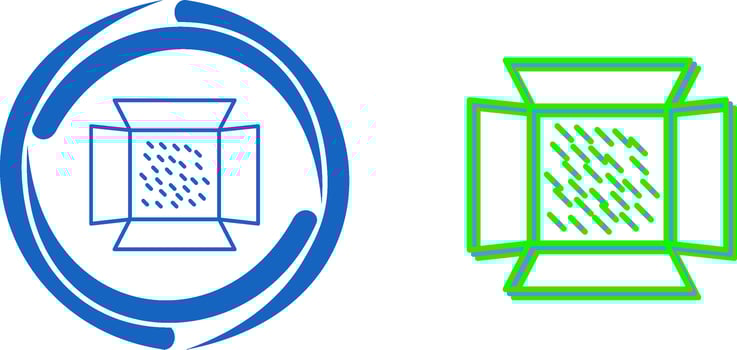 Unique Lights Icon Design vector