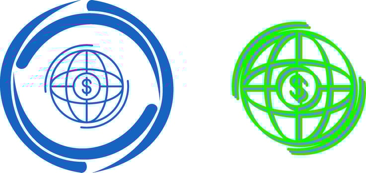 Globe Icon Design vector