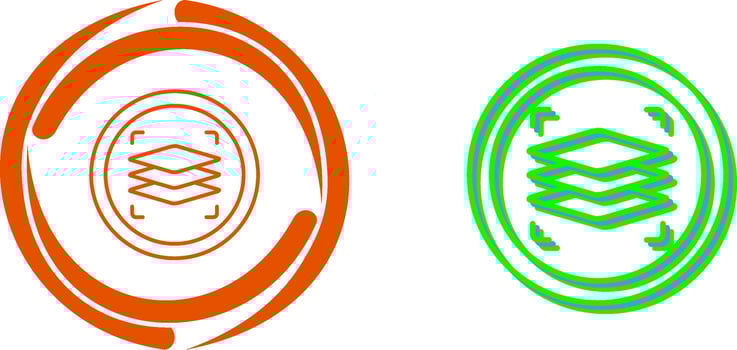 Layers Icon Design vector