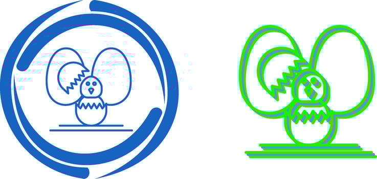 Easter Icon Design vector
