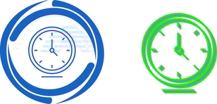 Clock Icon Design vector