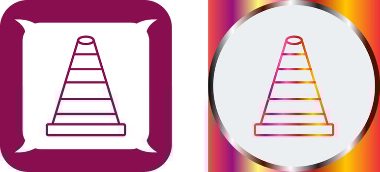Cone Icon Design vector