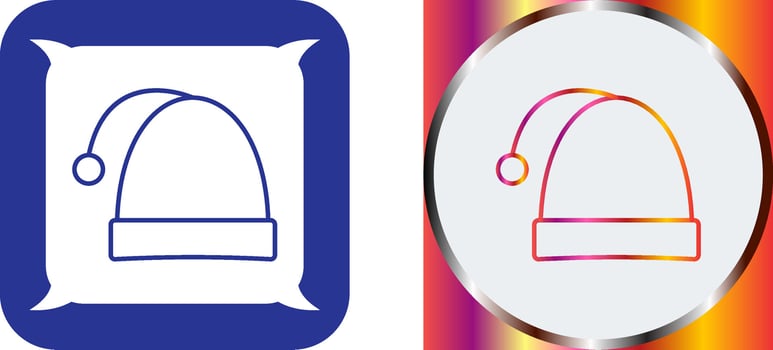Christmas Cap Icon Design vector