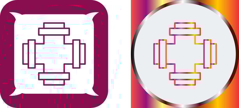 Plumbing Icon Design vector