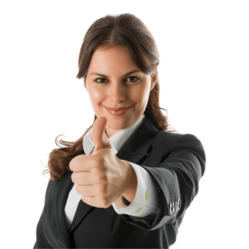 Businessman in microphone isolated on transparent background png