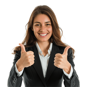 Businessman in microphone isolated on transparent background png