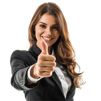 Businessman in microphone isolated on transparent background png