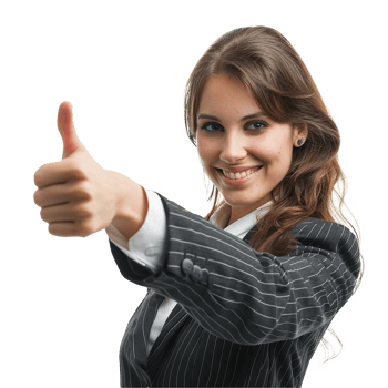 Businessman in microphone isolated on transparent background png