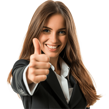 Businessman in microphone isolated on transparent background png