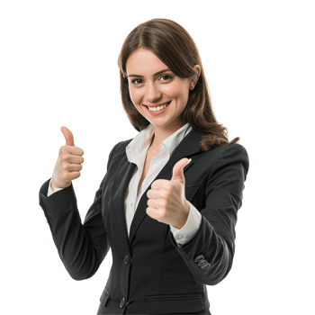 Businessman in microphone isolated on transparent background png
