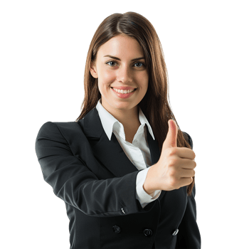 Businessman in microphone isolated on transparent background png