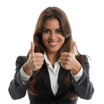 Businessman in microphone isolated on transparent background png