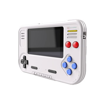 3d handheld game console portable isolated on transparent background png
