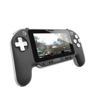3d handheld game console portable isolated on transparent background png