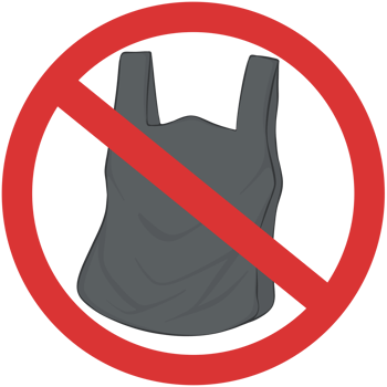 no black plastic bag warning symbol illustration png