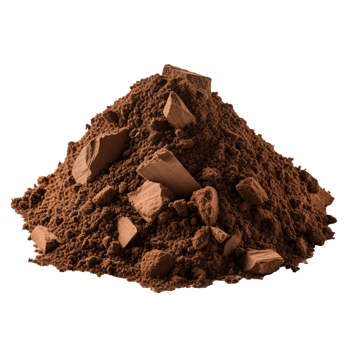 a pile of soil isolated on transparent background png