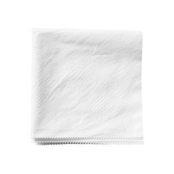 Blank paper napkin isolated on transparent background png