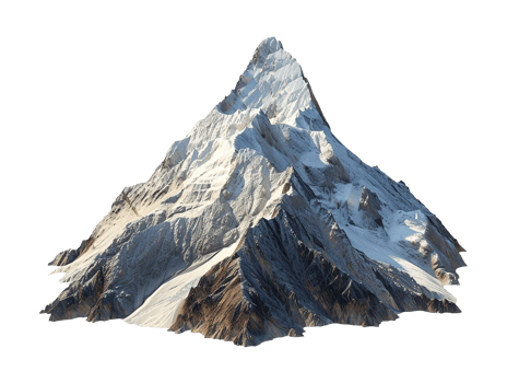mountain peak isolated png