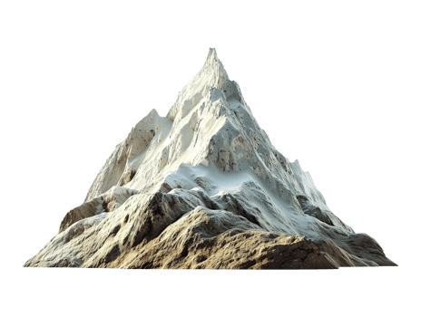 mountain peak isolated png