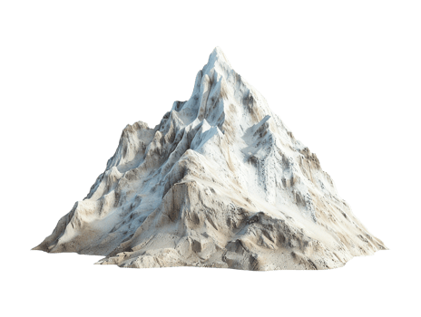 mountain peak isolated png