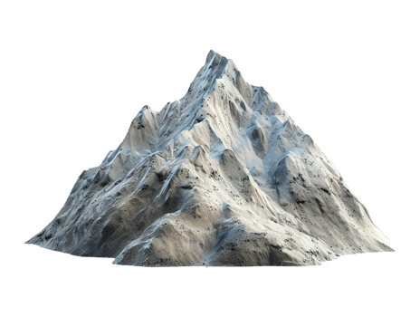 mountain peak isolated png