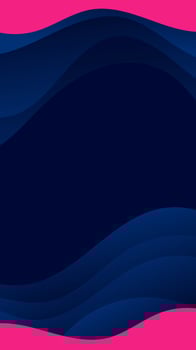 Inspire your visuals with the captivating abstract gradient wave background. Vertical waves in dark blue and pink add depth and personality to website backgrounds, posters, and social media posts vector