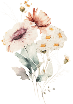 Watercolor Orchid Flower Illustration png