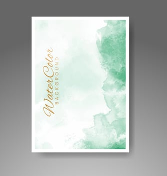 Cards with watercolor background. Design for your cover, date, postcard, banner, logo. vector