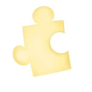 Puzzle pieces watercolor illustration png