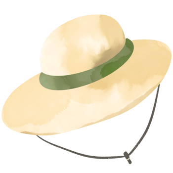 Hiking hat for protection from the sun and rain of the hikers. camping activity png