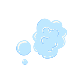 Hand drawn illustrations of soap bubbles, sponges, blue water drops, various graphic illustrations. ,Image of blue soap bubbles, blue bubbles png