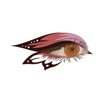 Illustration of beautiful eye vector