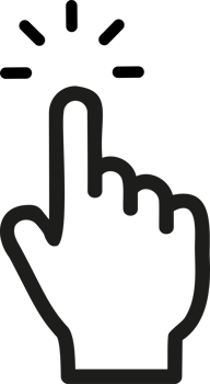 Finger for graphic and web design png