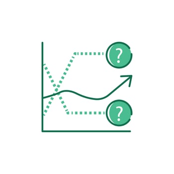 Forecasting Accuracy Illustration Icon Design vector