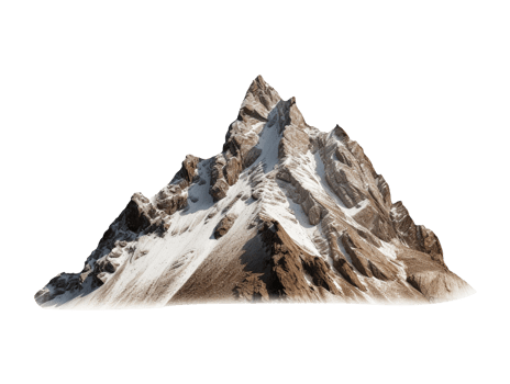 mountain peak isolated png