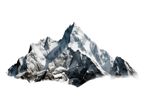 mountain peak isolated png