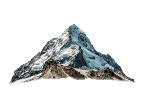 mountain peak isolated png