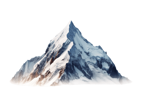 mountain peak isolated png