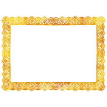 Gold Frame Illustration png