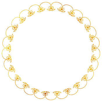 Gold Frame Illustration png
