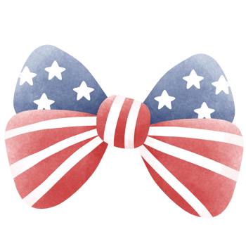 4th of July Bow png