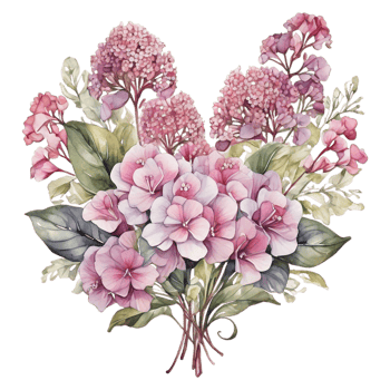 Watercolor Bouquet flower, Watercolor Bouquet flower Design png