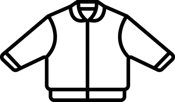 kids pullover dress outline illustration vector