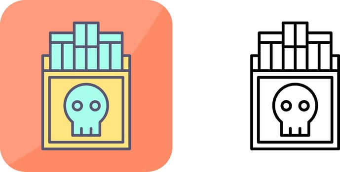 Smoking Kills Icon Design vector