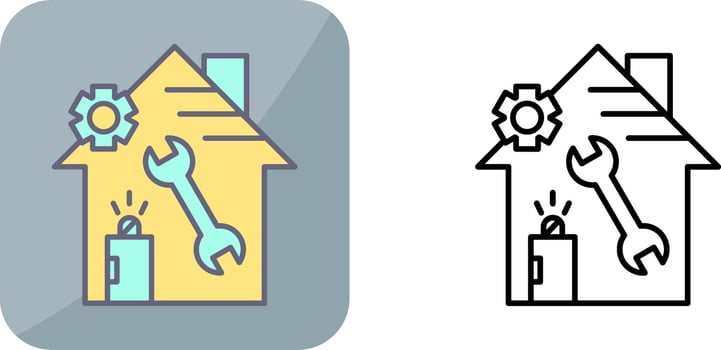 home repair Icon Design vector