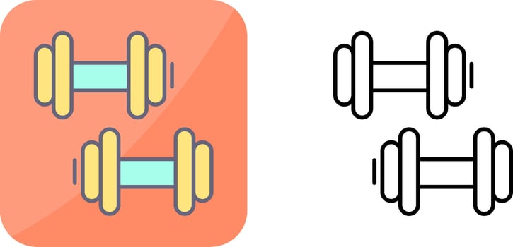 Exercise Icon Design vector