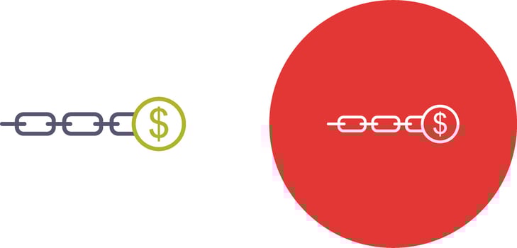 Unique Location Web Advertising Icon Design vector